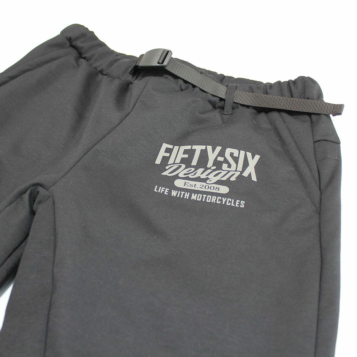 56design｜ライディング ボア スウェット パンツ｜その他パンツ｜ブラック