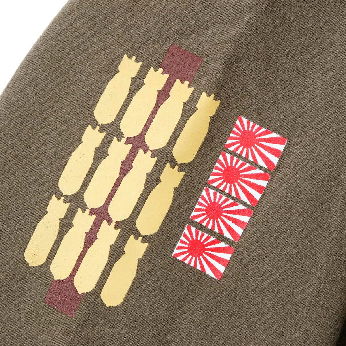 BARNSTORMER｜B-25C-1 ”Dirty Dora” serial n°41-112971 フーディー｜カーキ