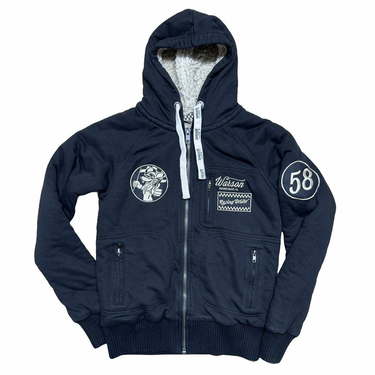 Warson Motors｜レーシング ドライバー ダブルド フーディー レディ｜
