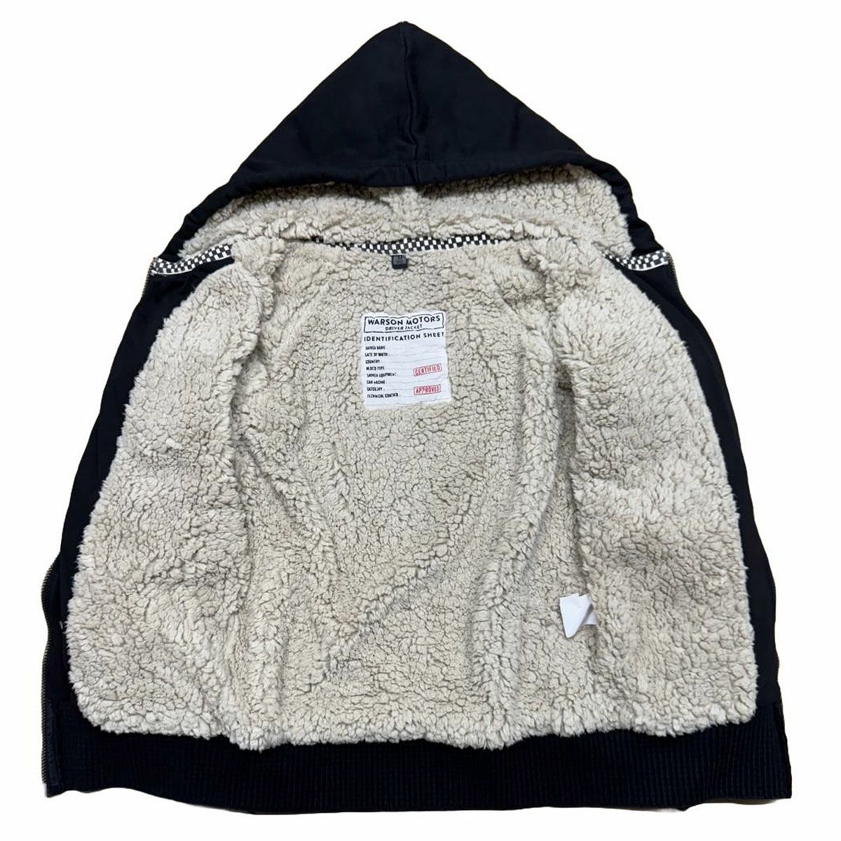 Warson Motors｜レーシング ドライバー ダブルド フーディー レディ｜カーボン