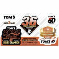 TOM’S｜【2024GT】チャンピオン記念ステッカー｜ステッカー
