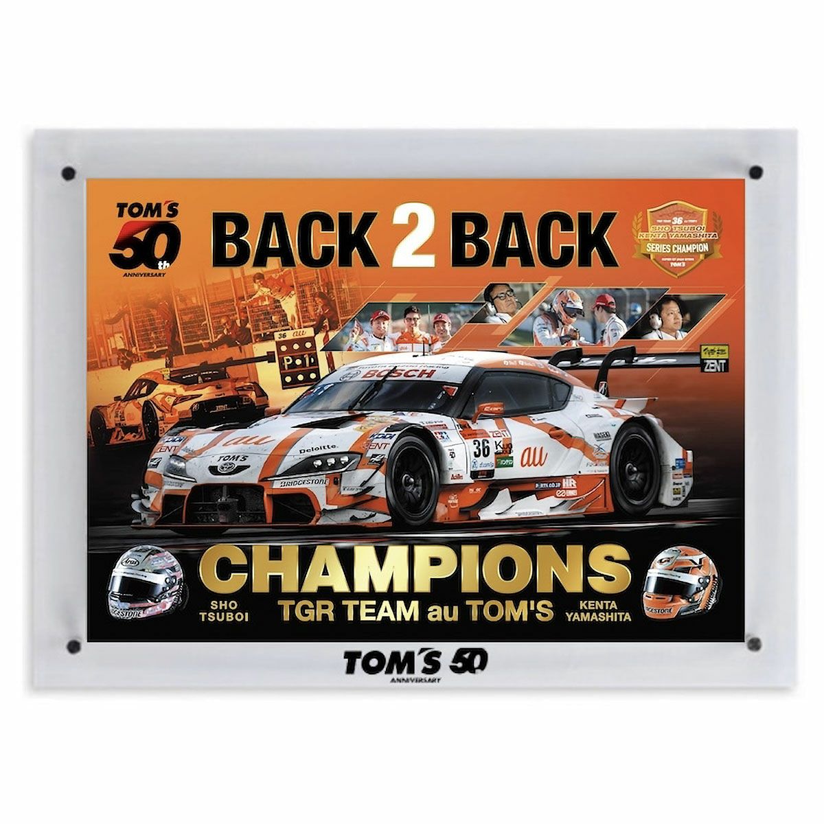 TOM’S｜【2024GT】チャンピオン記念フォト＆アクリルフレーム｜その他雑貨