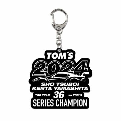 TOM’S｜【2024GT】チャンピオン記念アクリルキーホルダー｜キーホルダー