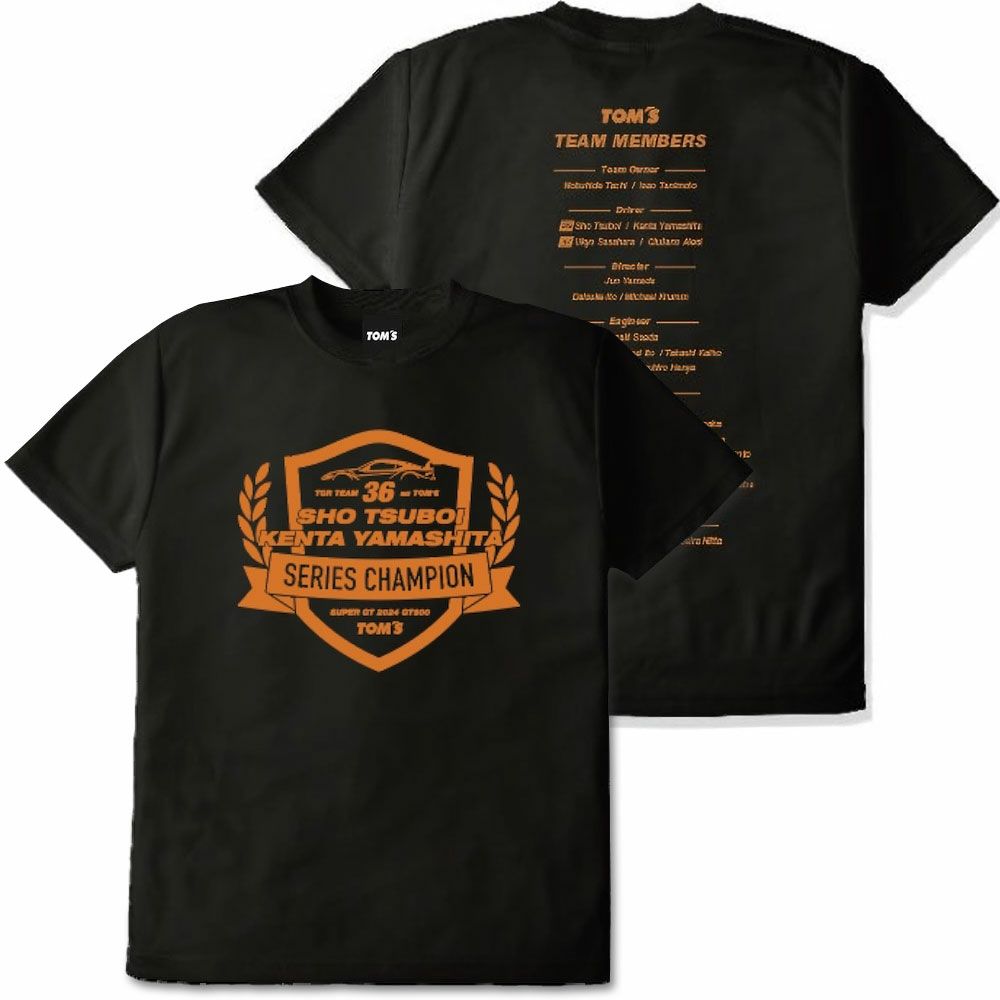 TOM’S｜【2024GT】チャンピオン記念Tシャツ｜Tシャツ