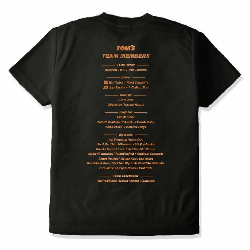 TOM’S｜【2024GT】チャンピオン記念Tシャツ｜Tシャツ｜ブラック