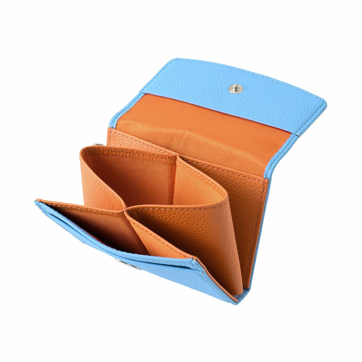 neuinteresse｜ゲシェンク マルチウォレット＋キーホルダー｜財布｜スカイブルー