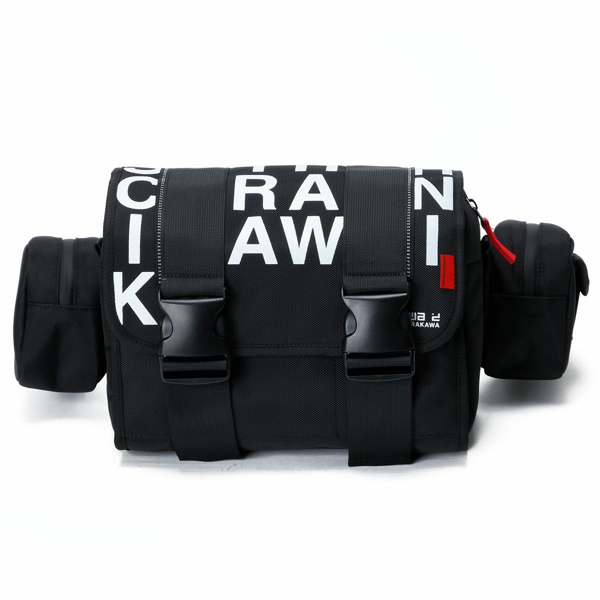 SHINICHIRO ARAKAWA｜ワンデイ ツーリング バッグ + P｜ウエストバッグ｜ブラック