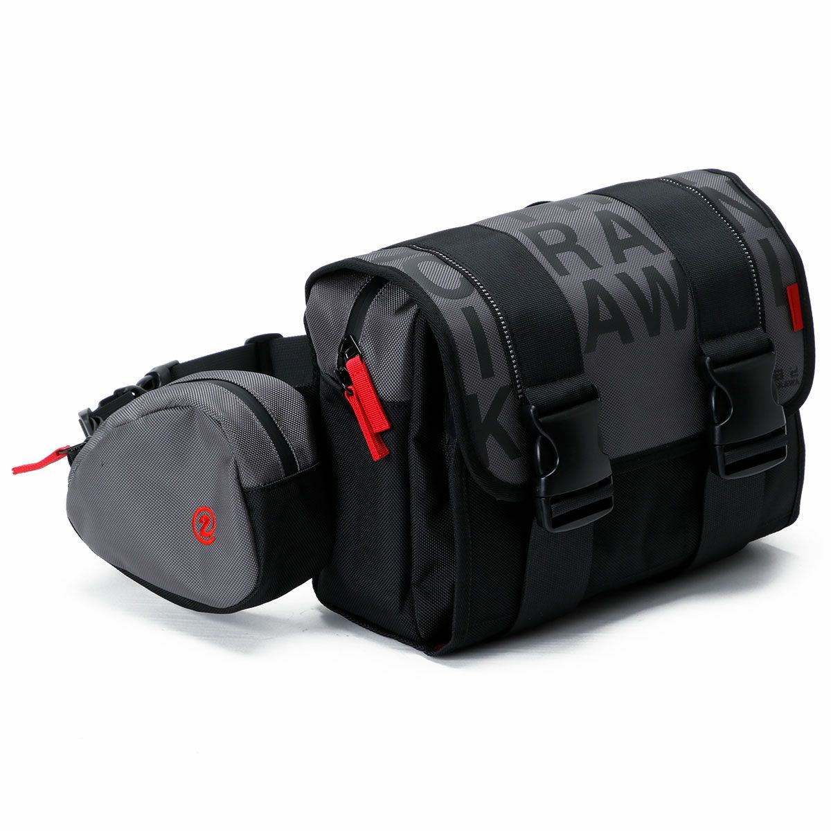 SHINICHIRO ARAKAWA｜ワンデイ ツーリング バッグ + P｜ウエストバッグ｜グレー