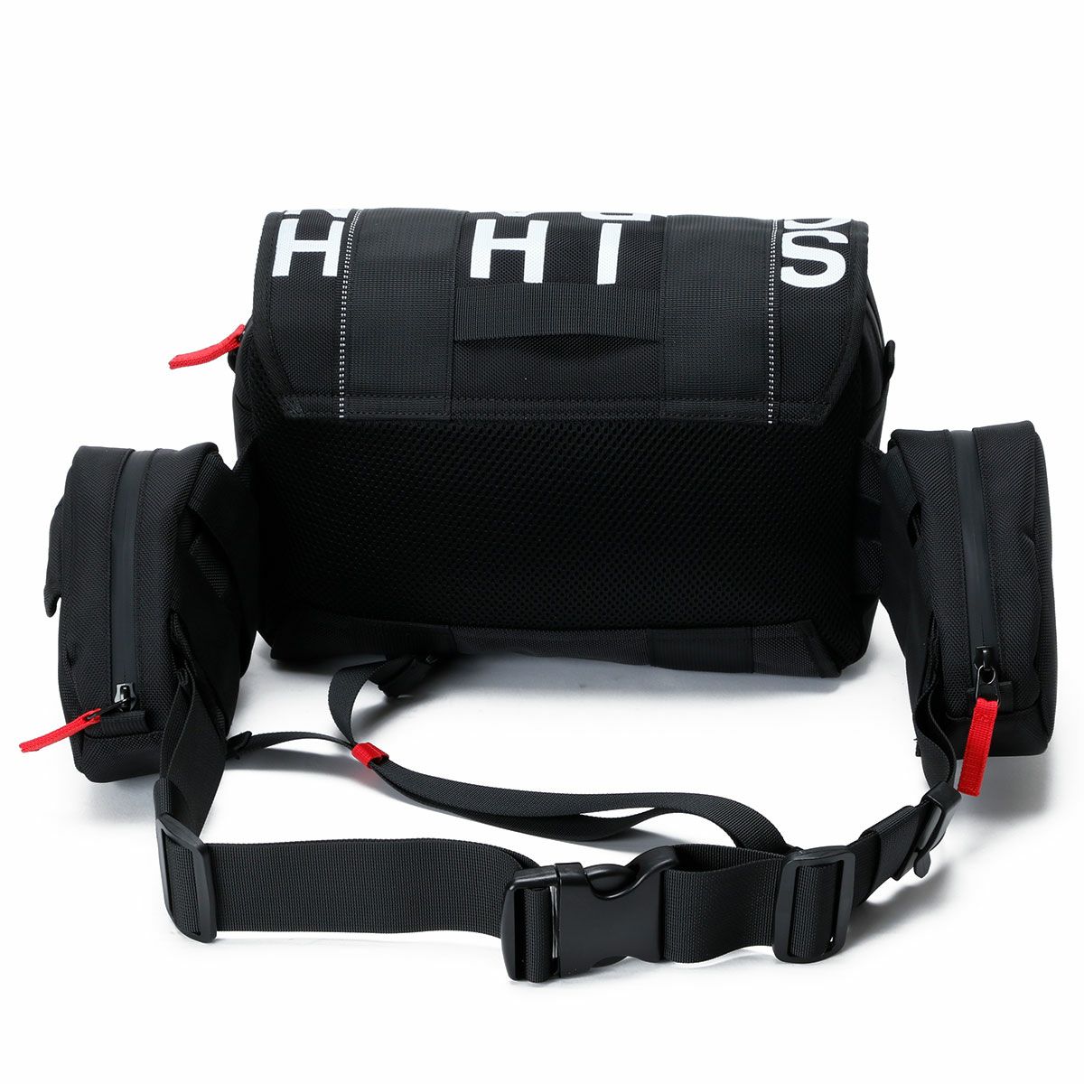 SHINICHIRO ARAKAWA｜ワンデイ ツーリング バッグ + P｜ウエストバッグ｜ブラック