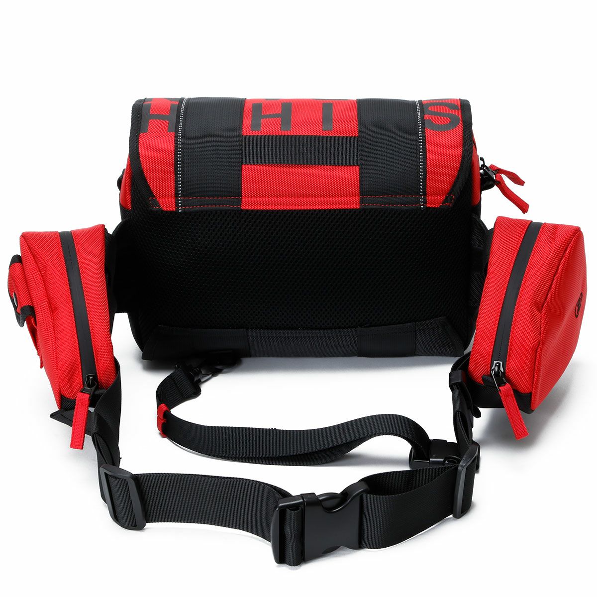 SHINICHIRO ARAKAWA｜ワンデイ ツーリング バッグ + P｜ウエストバッグ｜レッド