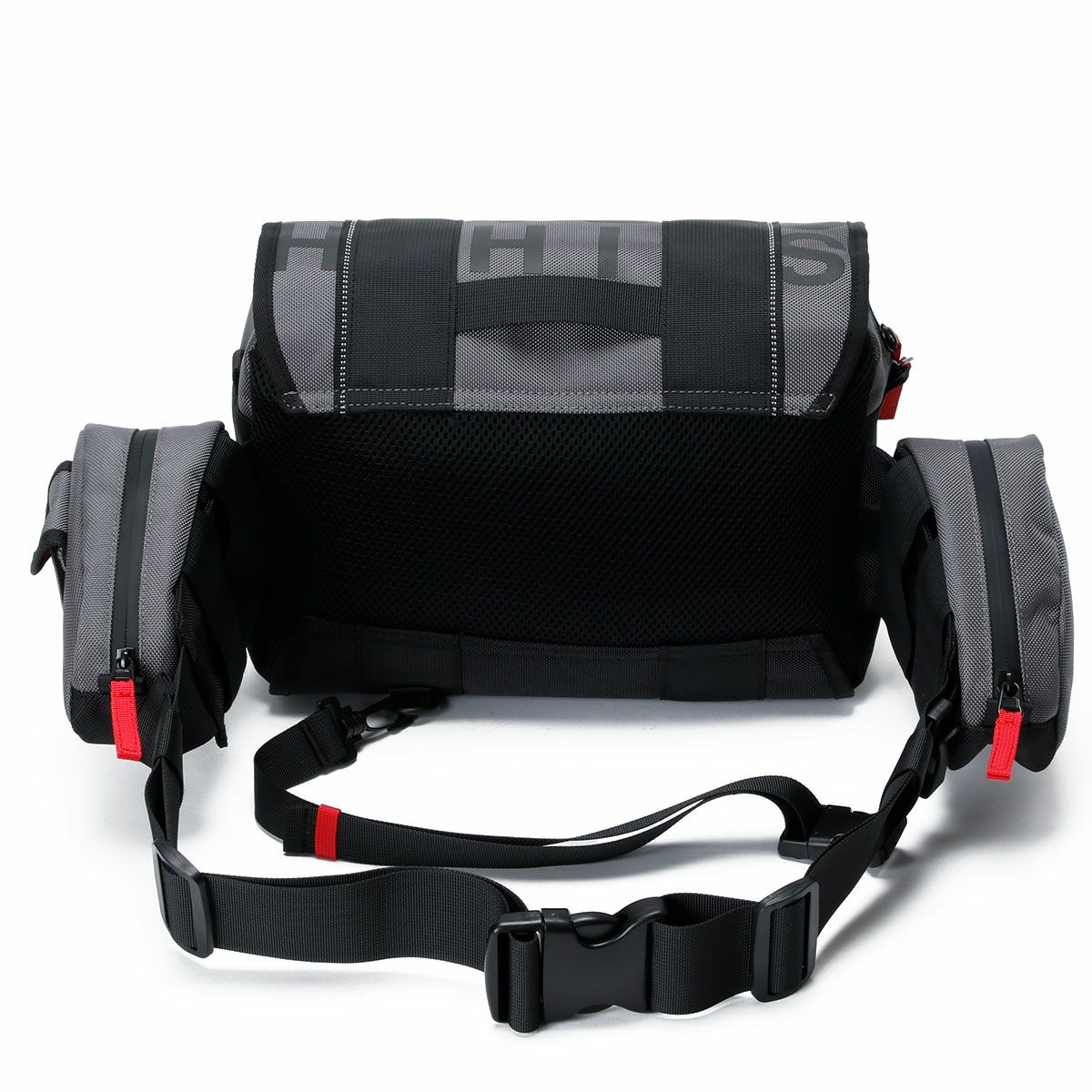 SHINICHIRO ARAKAWA｜ワンデイ ツーリング バッグ + P｜ウエストバッグ｜グレー