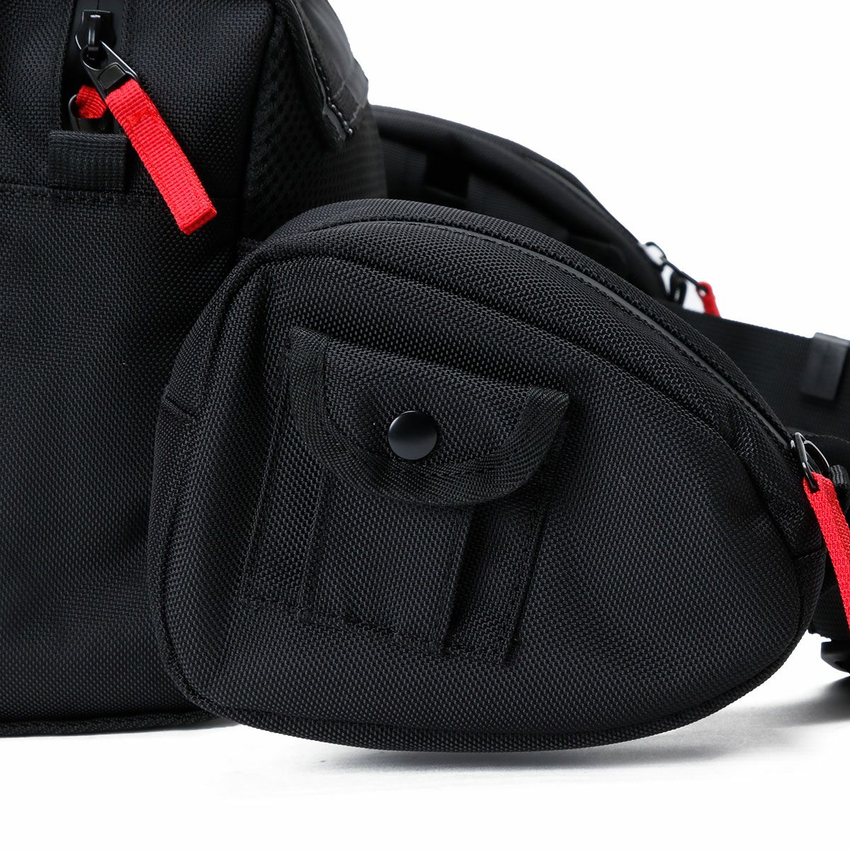 SHINICHIRO ARAKAWA｜ワンデイ ツーリング バッグ + P｜ウエストバッグ｜ブラック