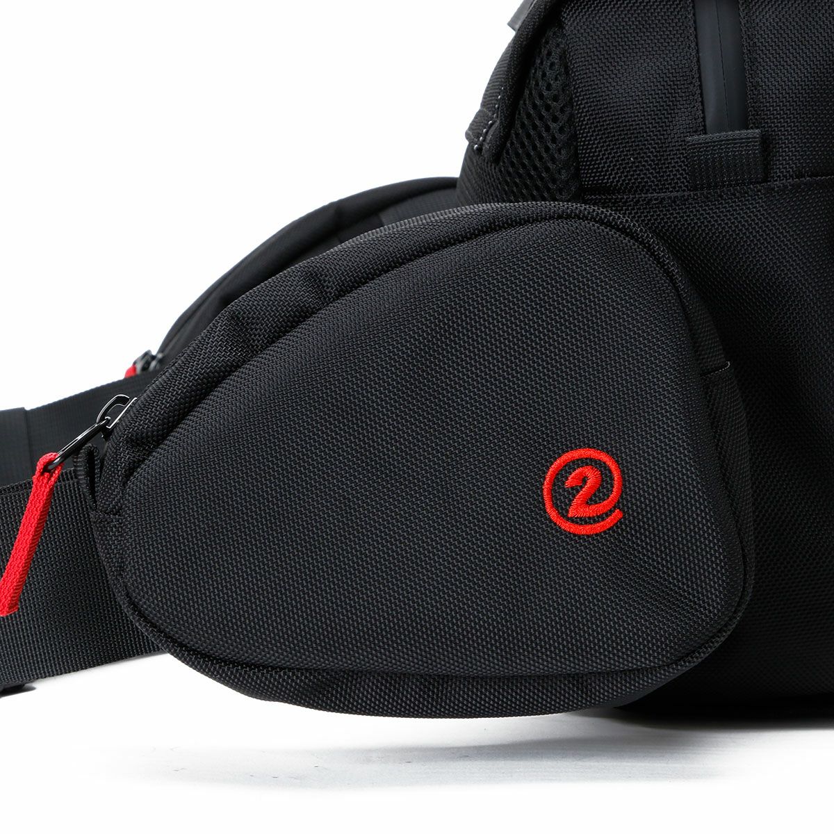 SHINICHIRO ARAKAWA｜ワンデイ ツーリング バッグ + P｜ウエストバッグ｜ブラック