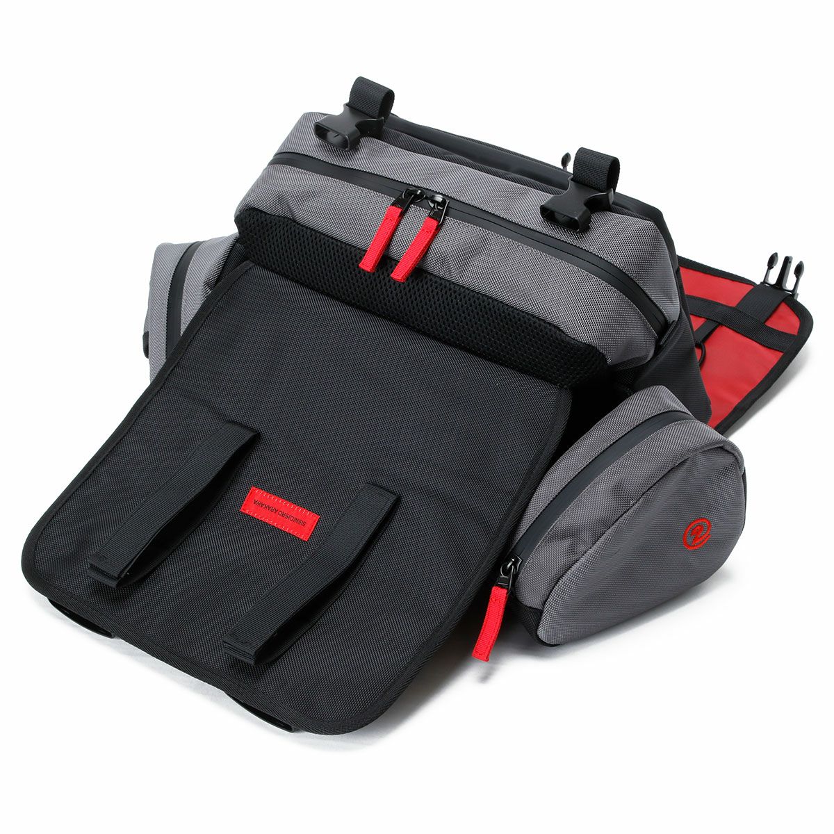 SHINICHIRO ARAKAWA｜ワンデイ ツーリング バッグ + P｜ウエストバッグ｜グレー