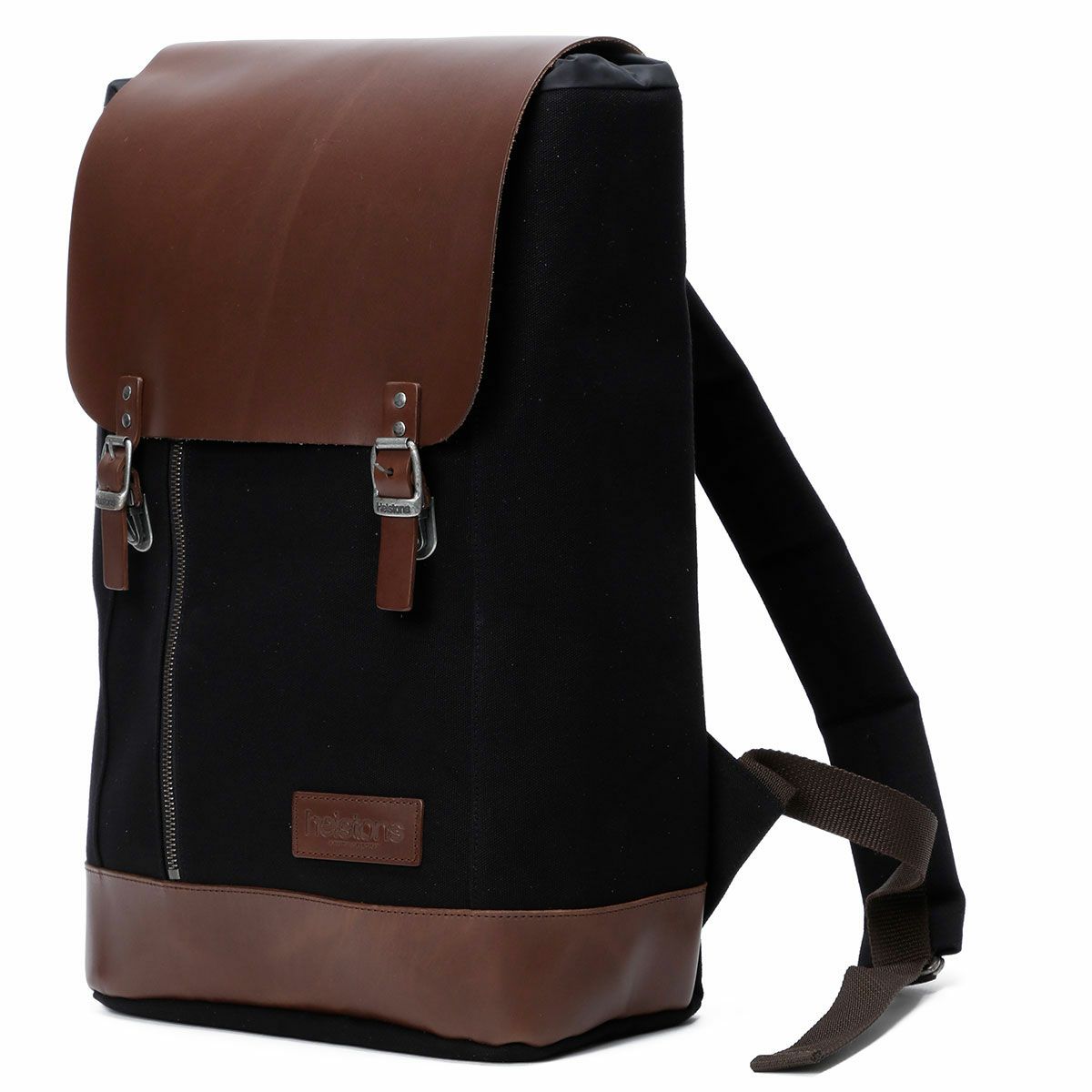 helstons｜バックパック｜ブラック×ブラウン