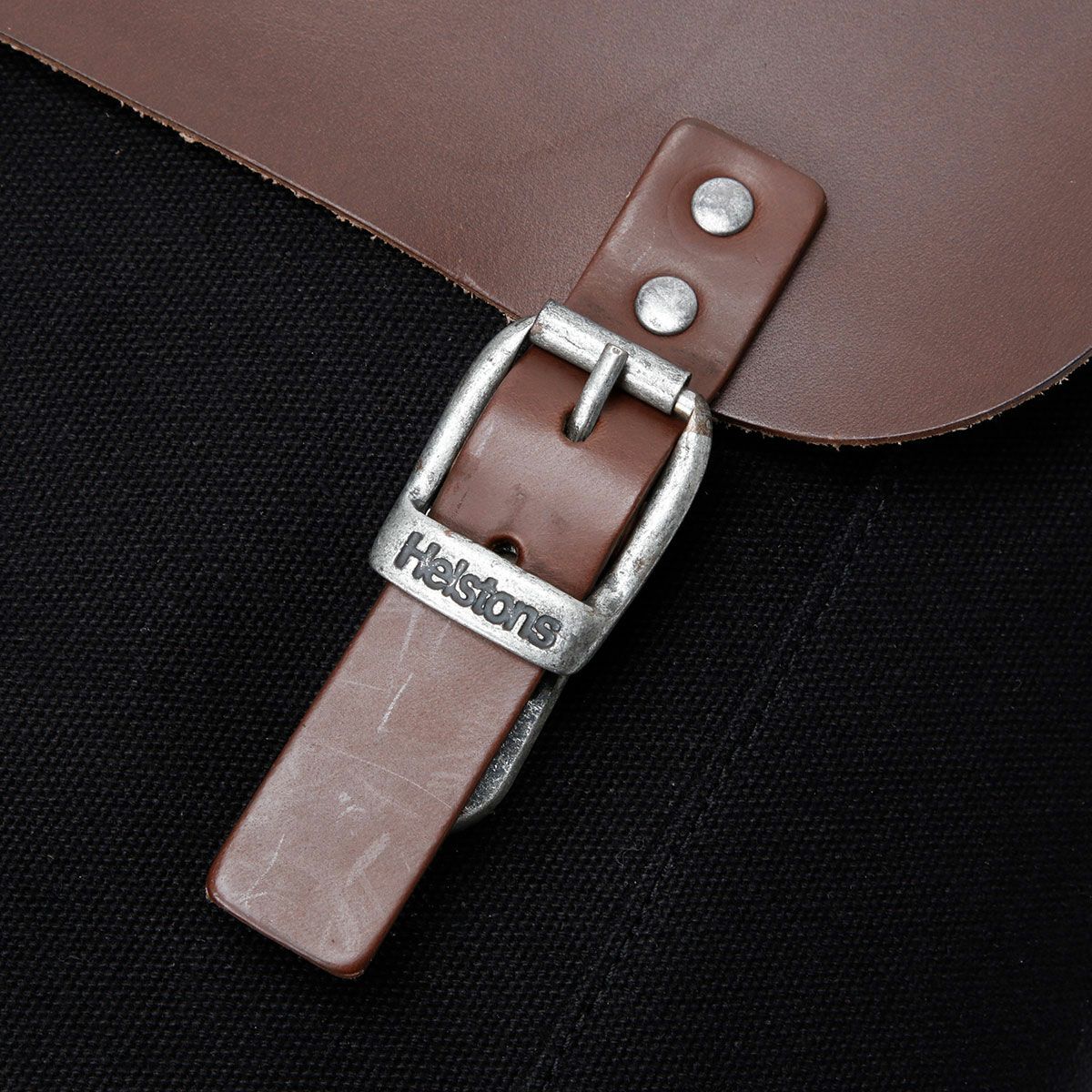 helstons｜バックパック｜ブラック×ブラウン