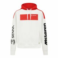 AyrtonSenna｜アイルトン・セナ x マクラーレン F1 チーム ブラジルGP フーディー｜ホワイト