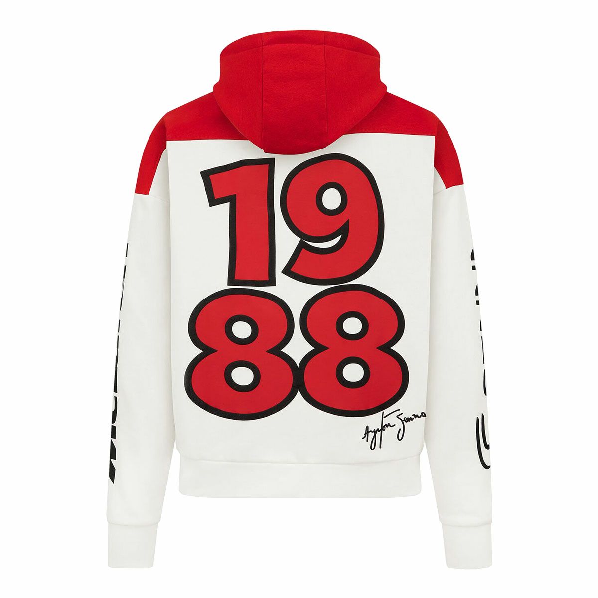 AyrtonSenna｜アイルトン・セナ x マクラーレン F1 チーム ブラジルGP フーディー｜ホワイト