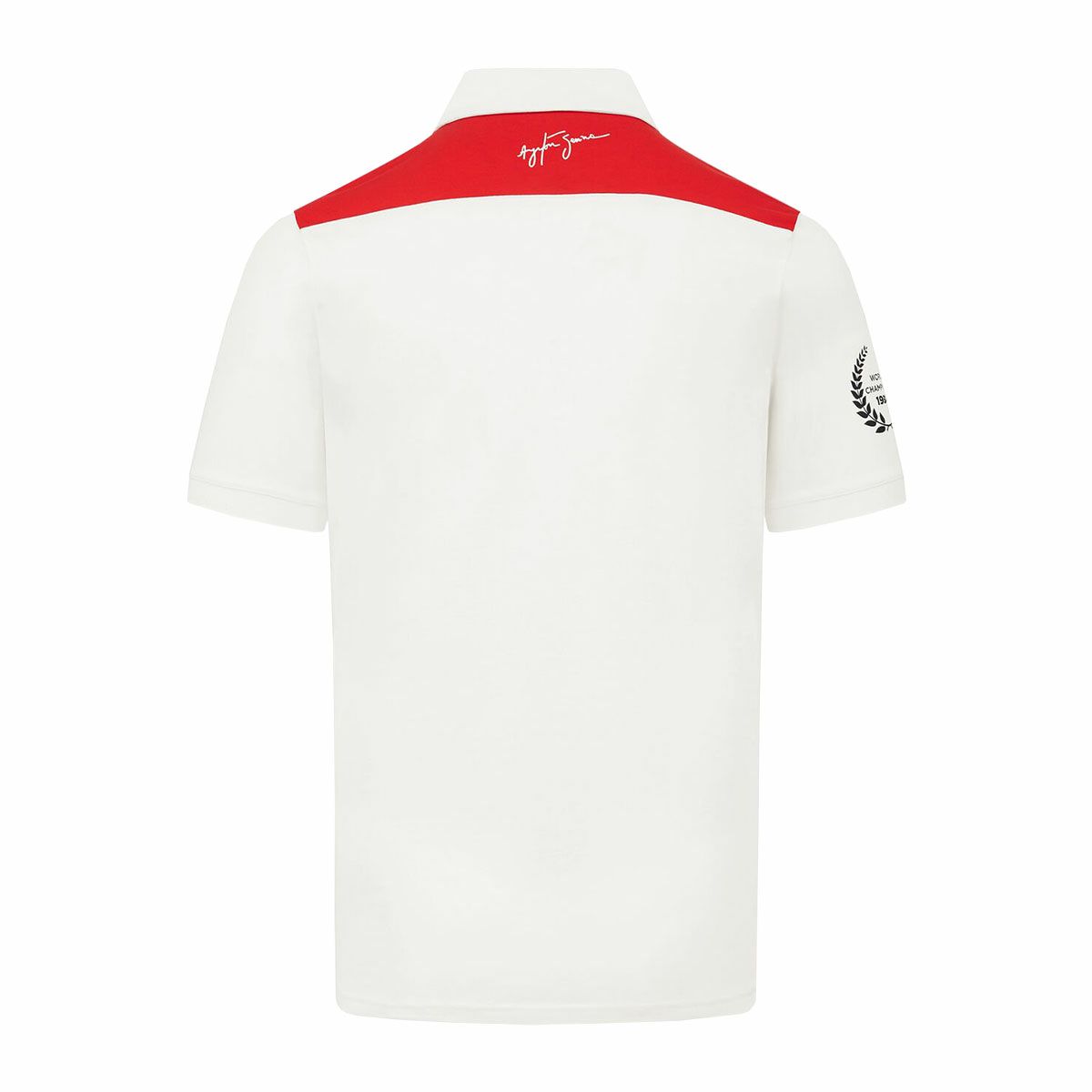AyrtonSenna｜アイルトン・セナ x マクラーレン F1 チーム ブラジルGP ポロ｜ポロシャツ｜ホワイト