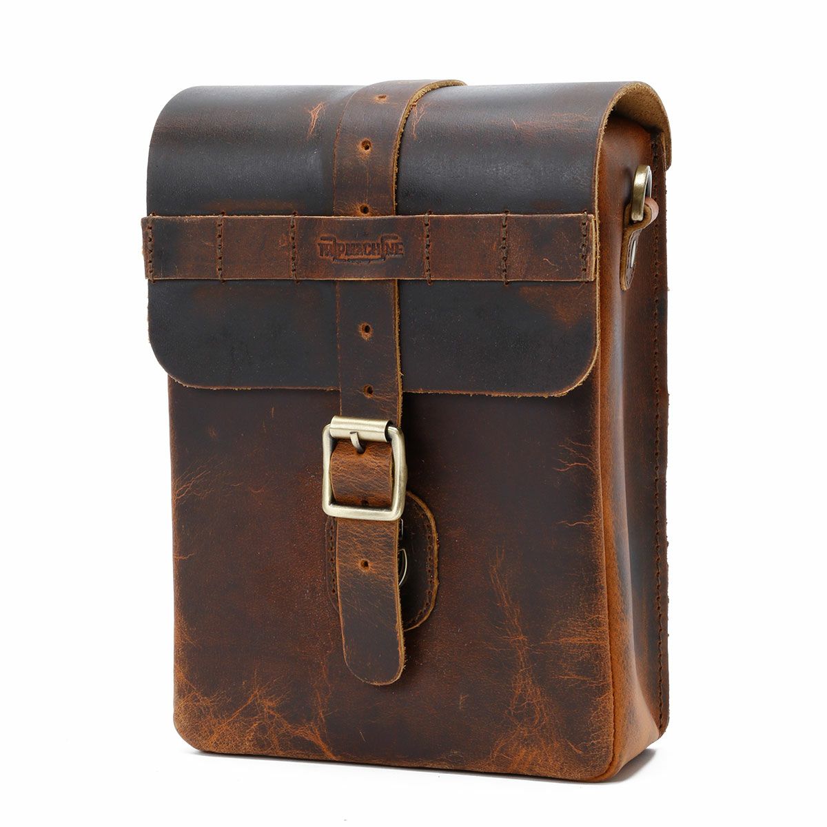 Trip Machine｜モト スリング バッグ｜サイドバッグ｜コニャック