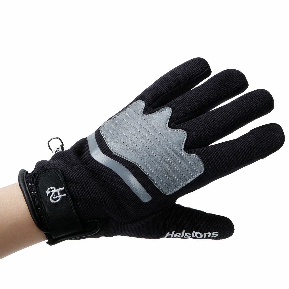 helstons｜ジャズ ウィンター グローブ｜ウィンター｜ブラック×グレー