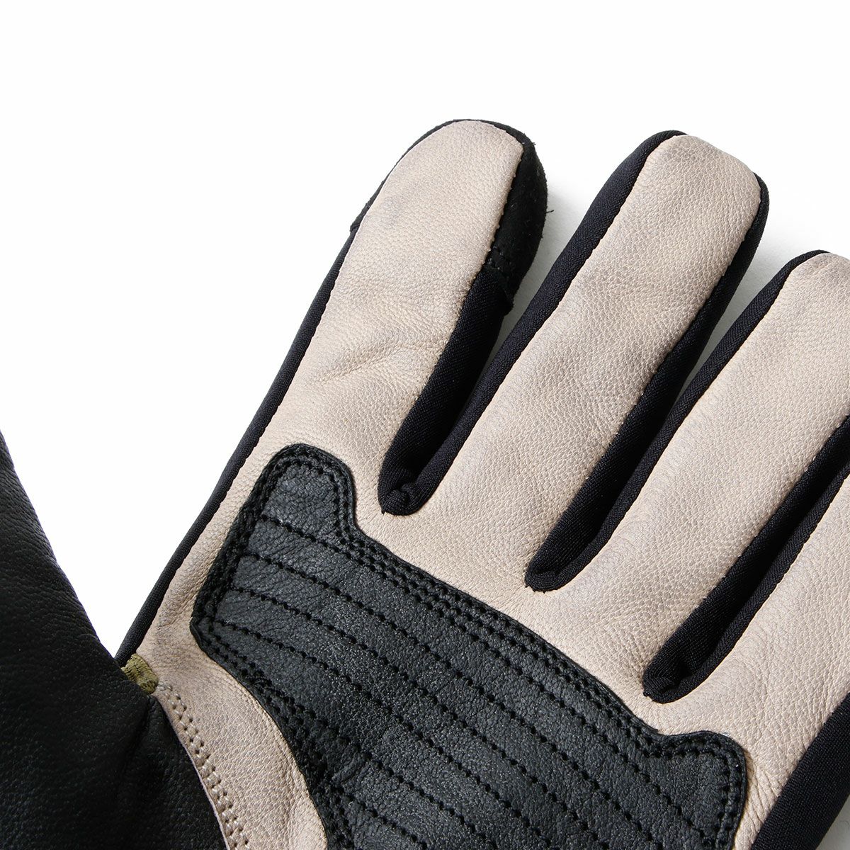 helstons｜ジャズ ウィンター グローブ｜ウィンター｜カーキ×ベージュ