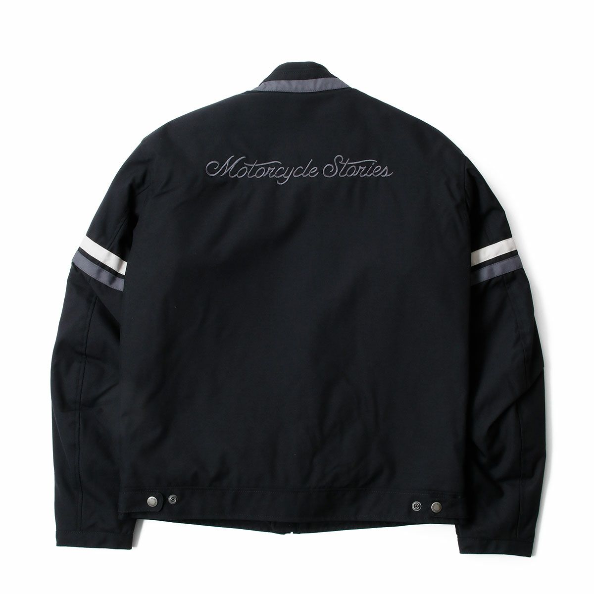 helstons｜Vシリーズ テキスタイル ジャケット｜ファブリック｜ブラック×ブラック