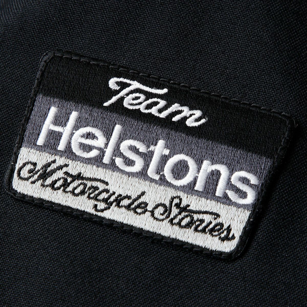 helstons｜Vシリーズ テキスタイル ジャケット｜ファブリック｜ブラック×ブラック