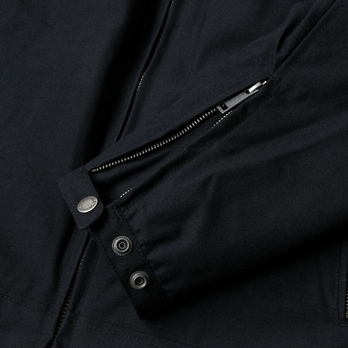 helstons｜Vシリーズ テキスタイル ジャケット｜ファブリック｜ブラック×ブラック