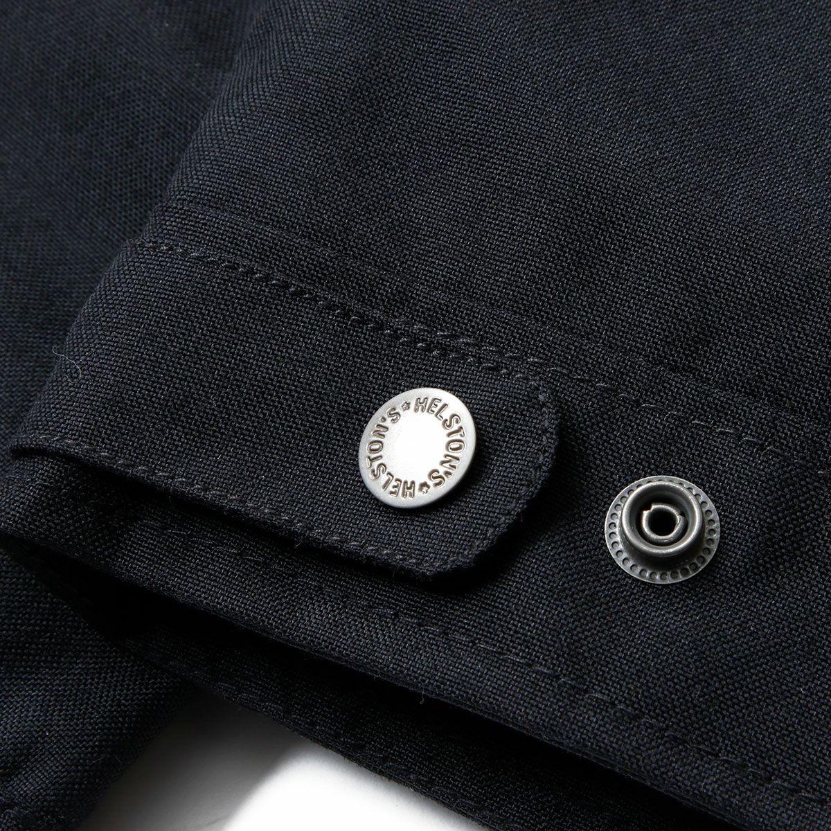 helstons｜Vシリーズ テキスタイル ジャケット｜ファブリック｜ブラック×ブラック