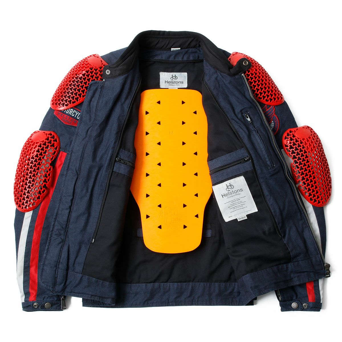 helstons｜バルカン テキスタイル ジャケット｜ファブリック｜ブルー