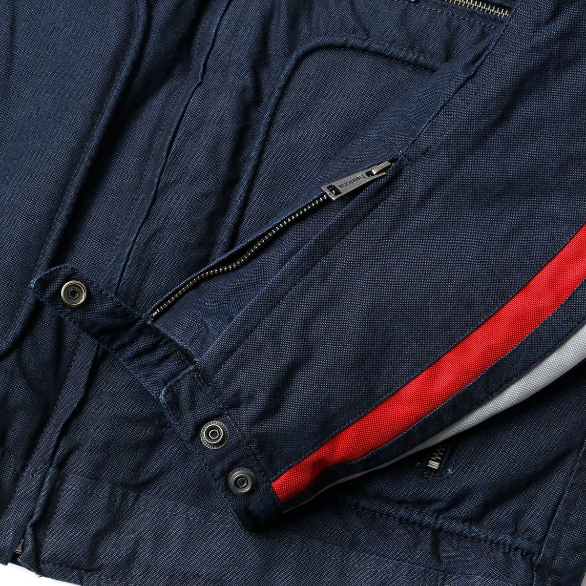 helstons｜バルカン テキスタイル ジャケット｜ファブリック｜ブルー