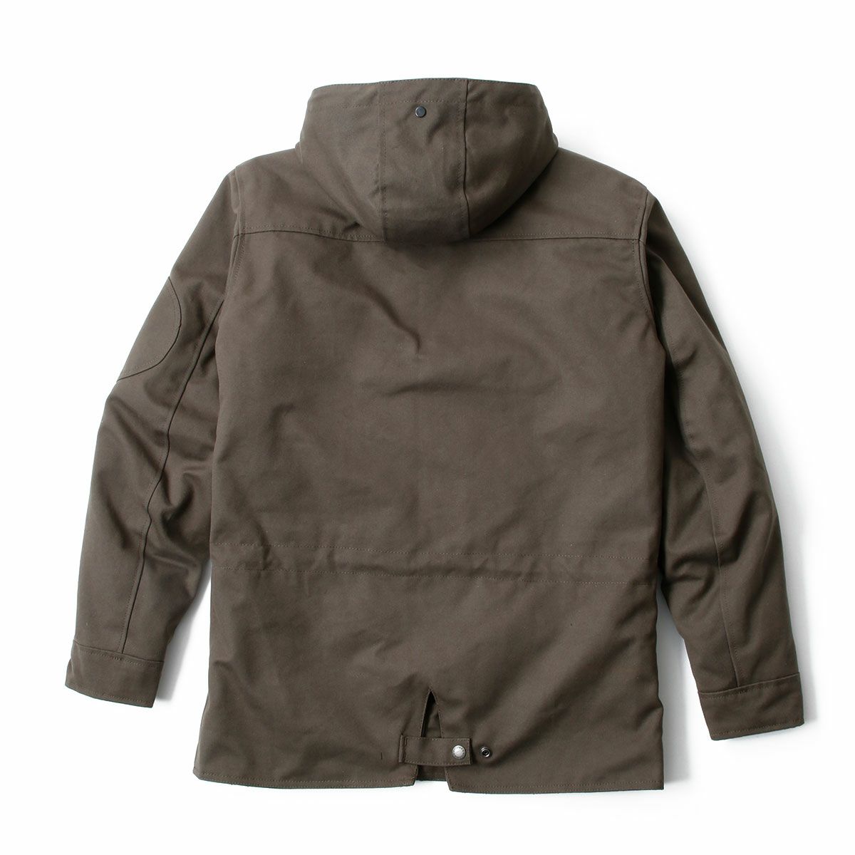 helstons｜モッズ パーカー｜ファブリック｜カーキ