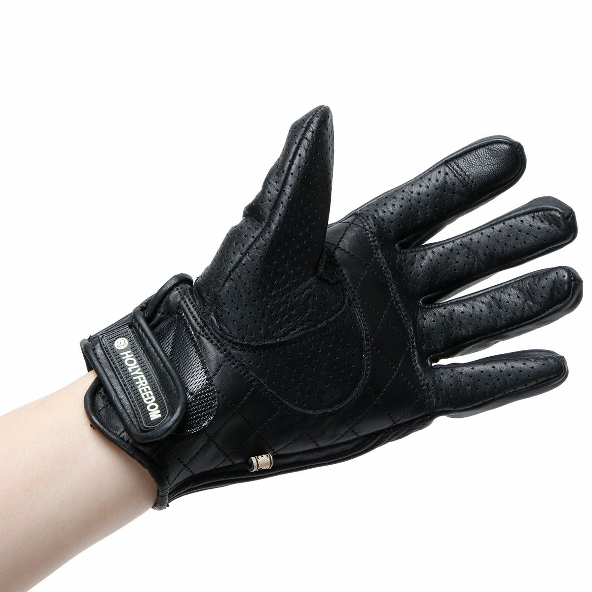 HolyFreedom｜ブリット グローブ｜3シーズン｜イエロー｜モデル着用