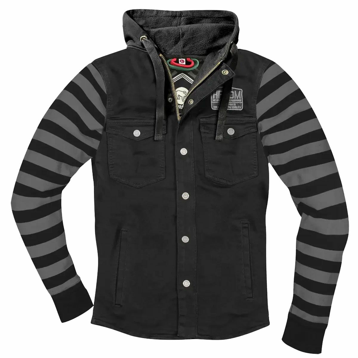 HolyFreedom｜フォルサム フーデッド シャツジャケット｜ファブリック