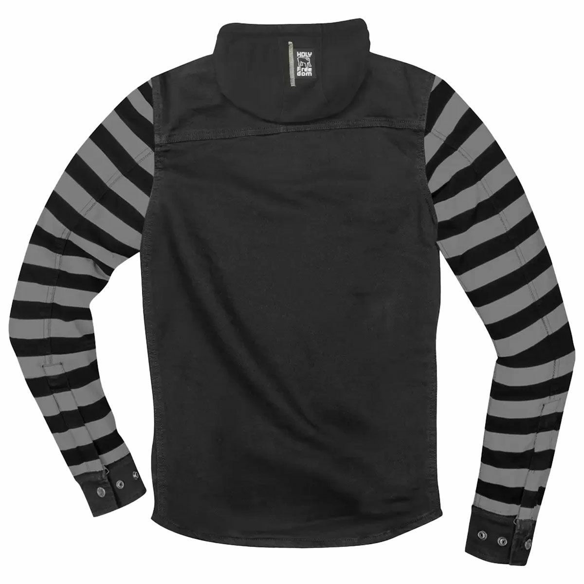 HolyFreedom｜フォルサム フーデッド シャツジャケット｜ファブリック｜ブラック