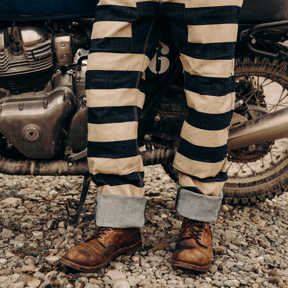 HolyFreedom｜リノ リンスドジーンズ｜デニム｜LINSED｜モデル着用