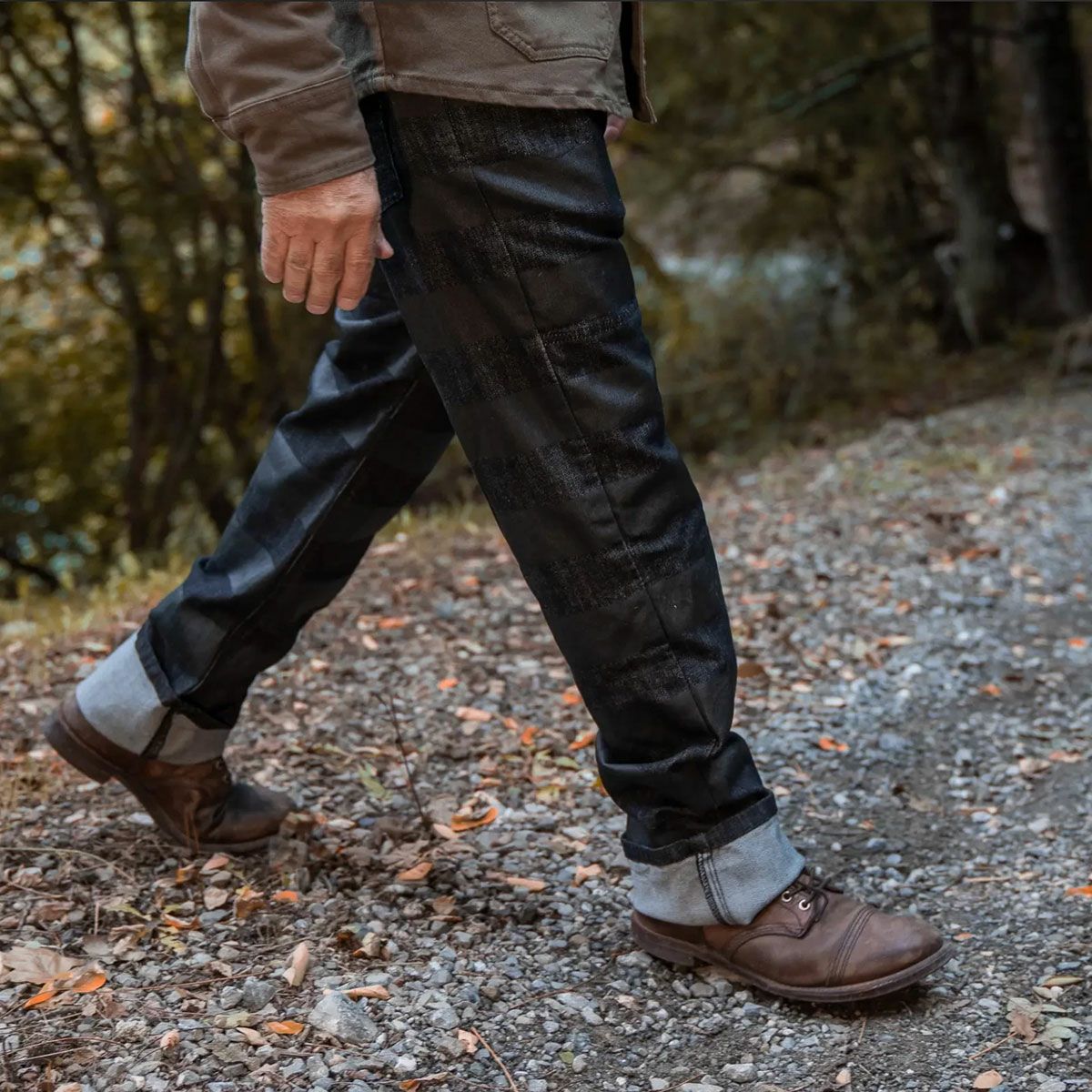 HolyFreedom｜カックル ブラックジーンズ｜デニム｜ブラック