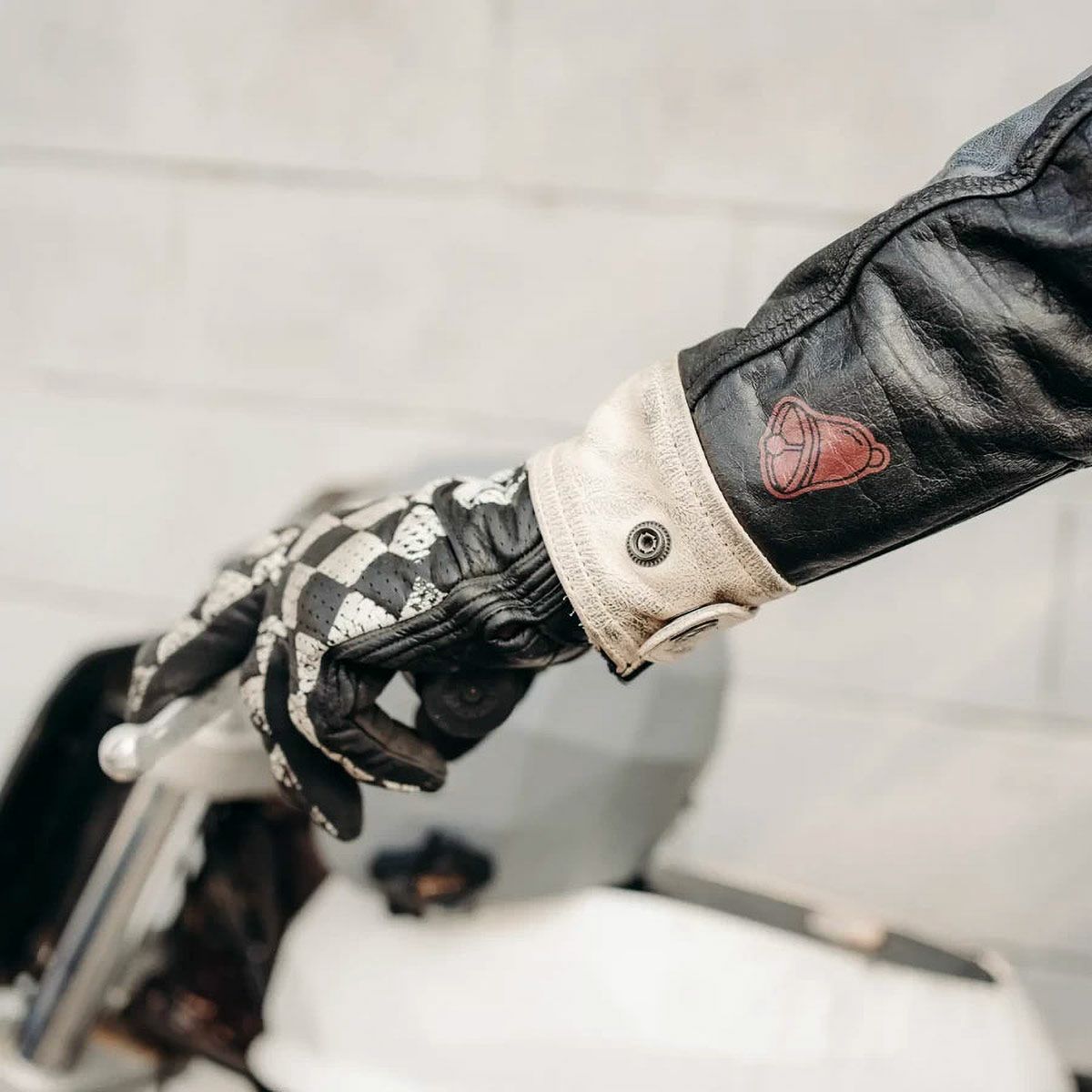 HolyFreedom｜ゼロ インフェルノ ジャケット｜レザー｜ブラック｜モデル着用