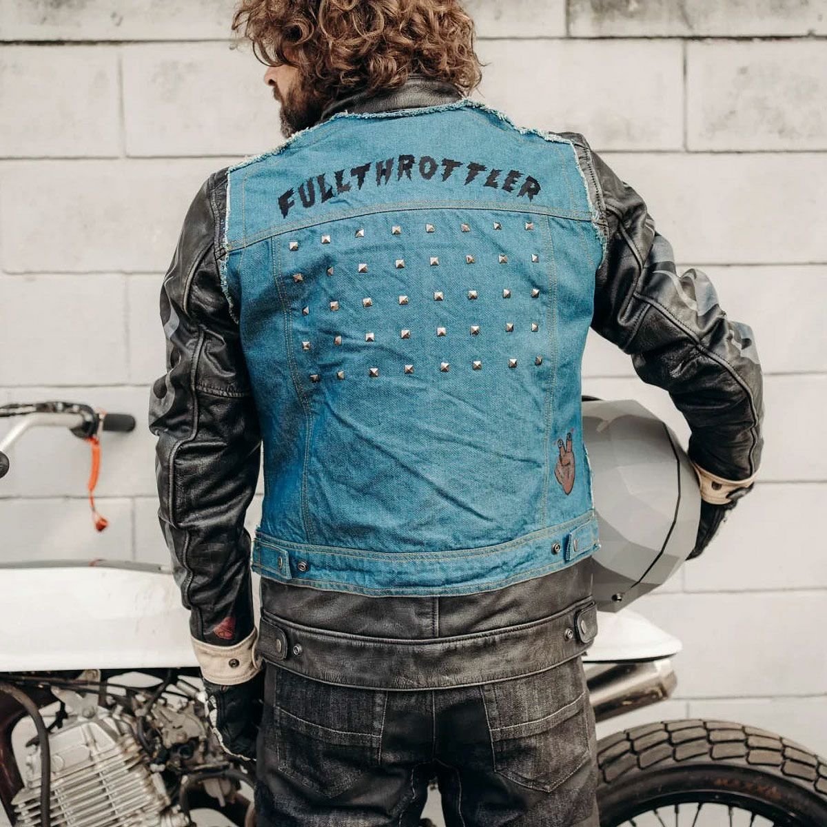 HolyFreedom｜ゼロ インフェルノ ジャケット｜レザー｜ブラック｜モデル着用