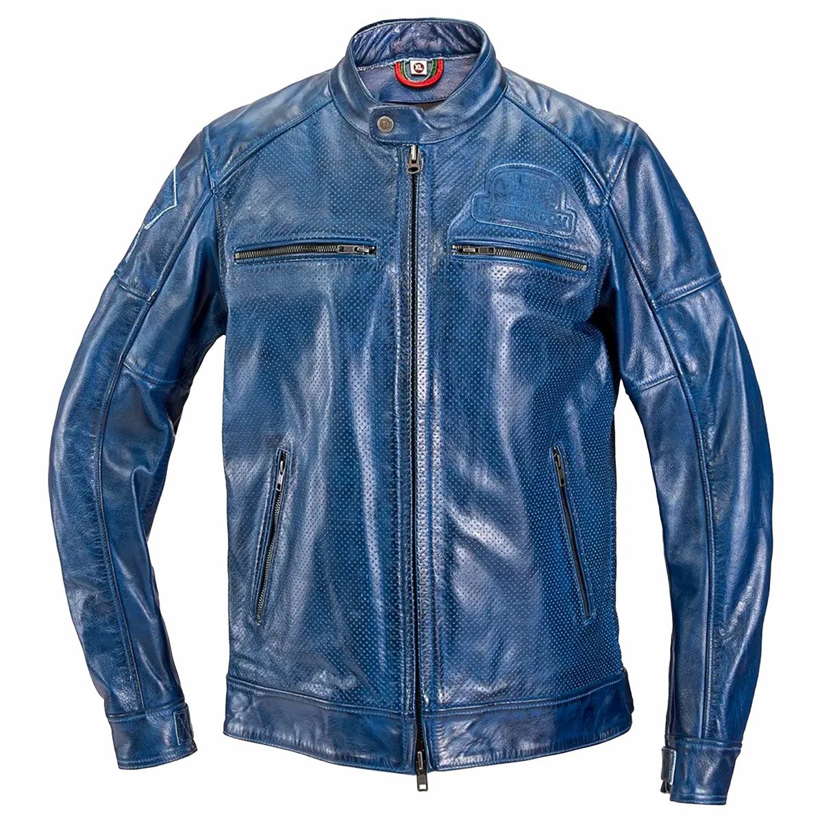 HolyFreedom｜ゼロ サマー ジャケット｜レザー｜ブルー