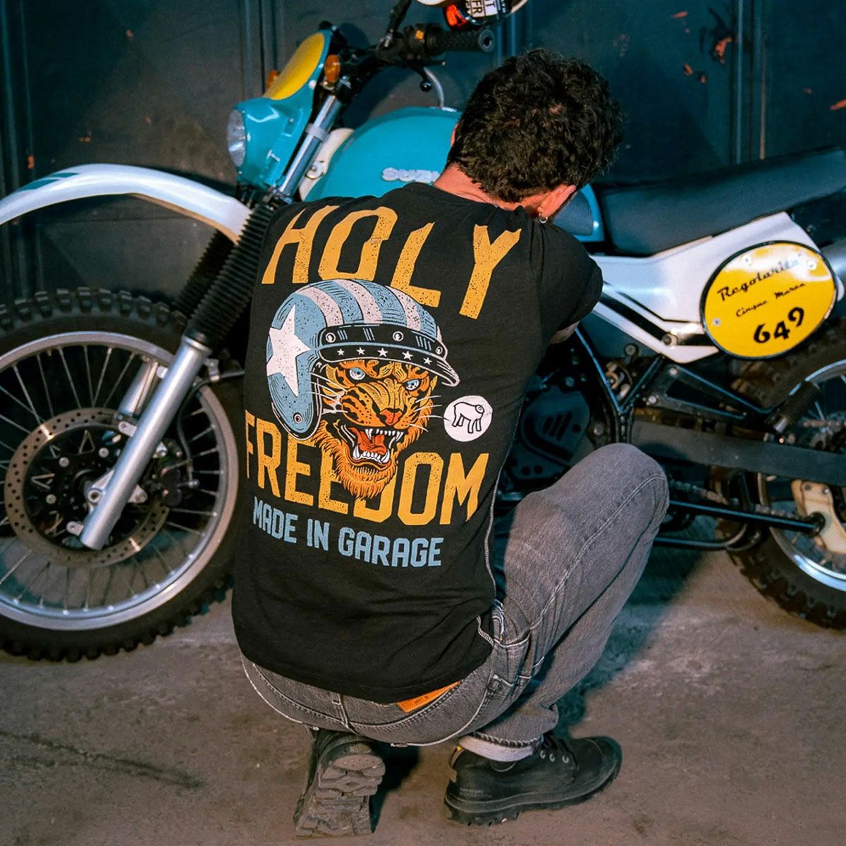 HolyFreedom｜タイガー Tシャツ｜ブラック