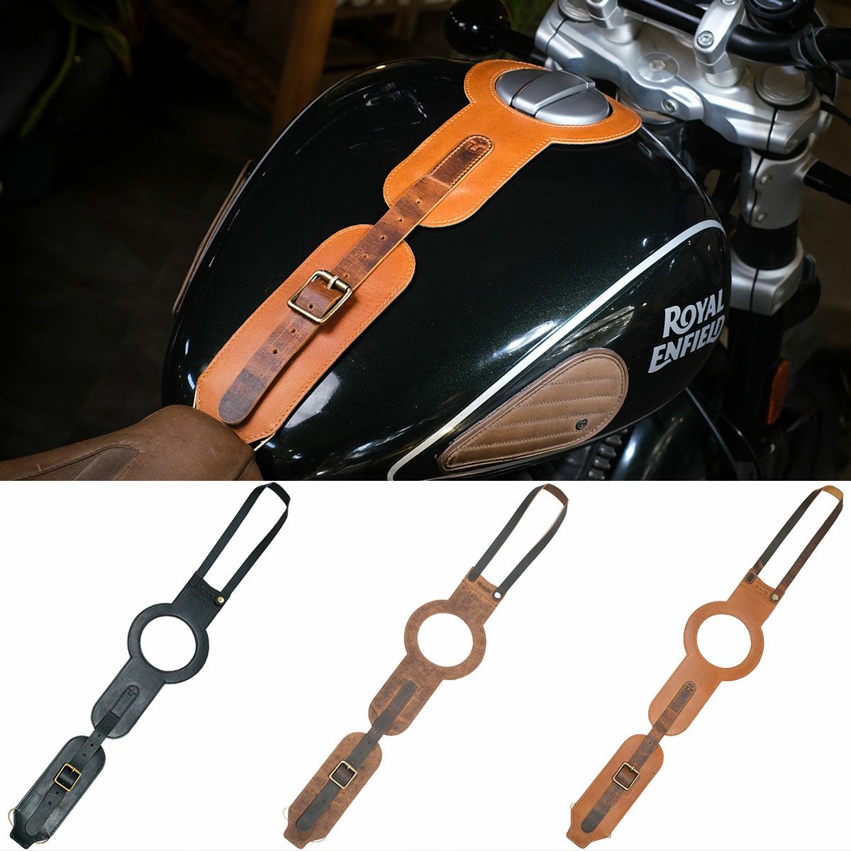 Trip Machine｜MOTO エクスクルーシブ タンクストラップ for SUPER METEOR / SHOTGUN650｜その他雑貨