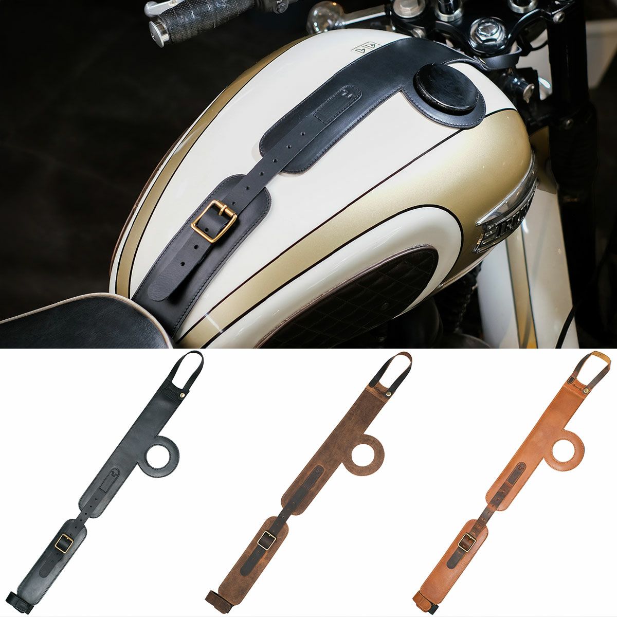 Trip Machine｜MOTO エクスクルーシブ タンクストラップ for トライアンフ｜その他雑貨