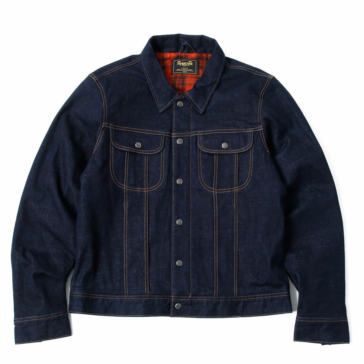 Trip Machine｜”ゼロ” デニム ライディングジャケット｜ファブリック