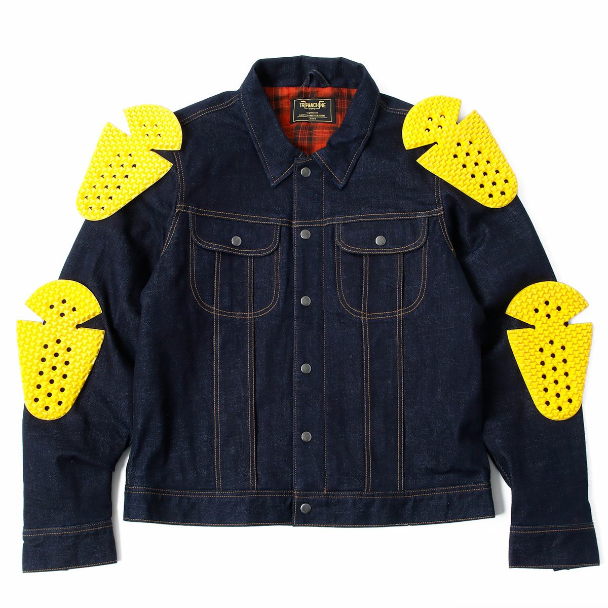 Trip Machine｜”ゼロ” デニム ライディングジャケット｜ファブリック｜インディゴ