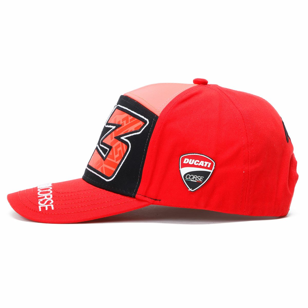 Moto GP Collection｜バニャイア ミッドバイザー ドゥカティ キャップ｜帽子｜レッド