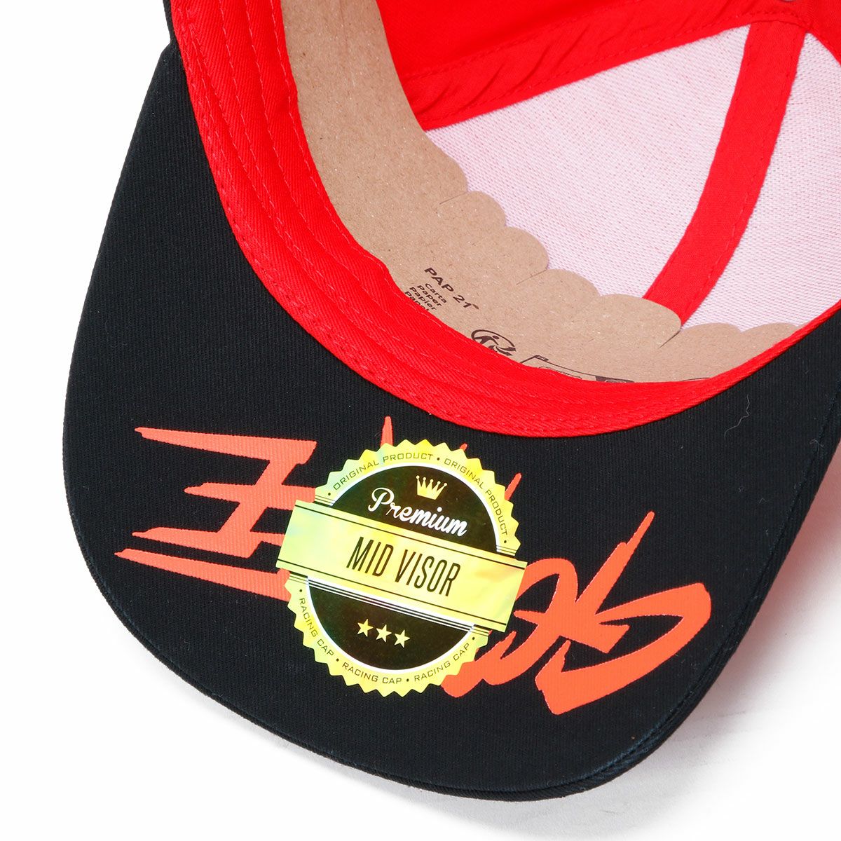 Moto GP Collection｜バニャイア ミッドバイザー デュアルキャップ｜帽子｜レッド