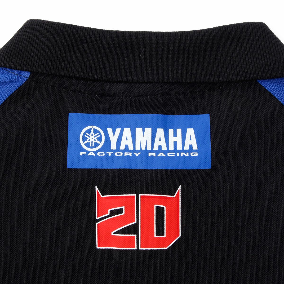 Moto GP Collection｜クアルタラロ メンズ デュアル ヤマハ ポロシャツ｜ブラック