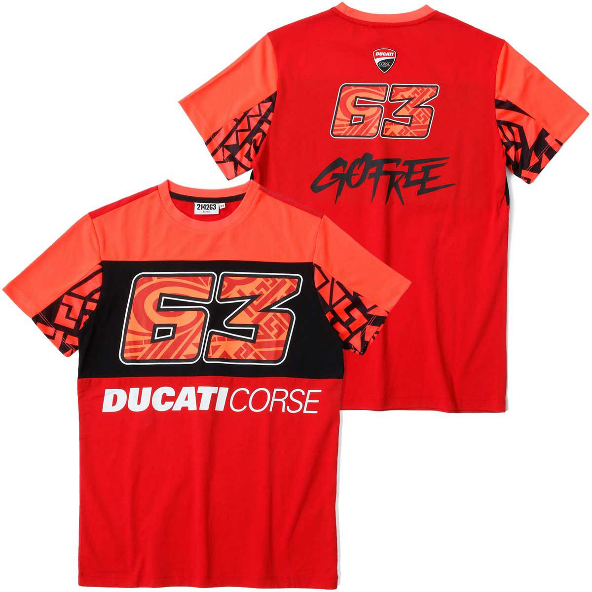Moto GP Collection｜バニャイア デュアル ドゥカティ メンズ Tシャツ｜